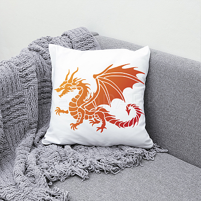 1Pc PET Hollow Out Drawing Painting Stencils DIY-MA0002-38G-1