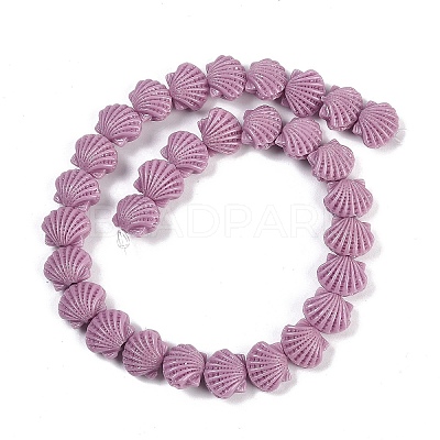 Synthetic Coral Dyed Carved Beads Strands CORA-K009-05A-1