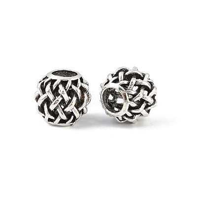 Alloy European Beads PALLOY-S079-011AS-1