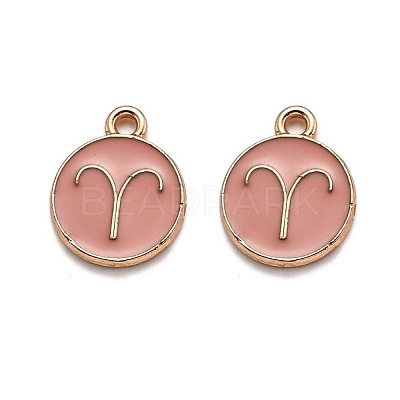 Alloy Enamel Pendants ENAM-S124-01B-11A-1