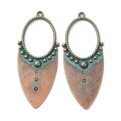 Tibetan Style Alloy Pendants FIND-B055-02J-1
