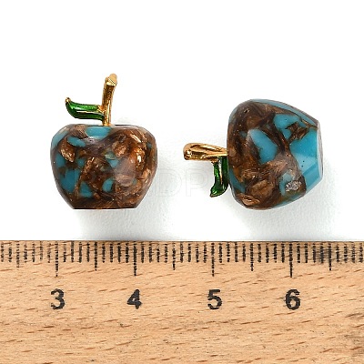 Dyed Synthetic Turquoise Pendants GG-CBAA20A-07G-04-1