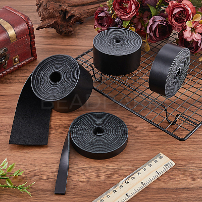 2M Flat AB Grade Cowhide Leather Cord AJEW-WH0479-73A-03-1