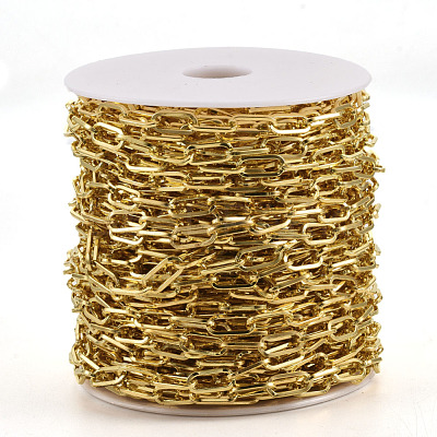 Unwelded Iron Paperclip Chains CH-S125-02F-G-1