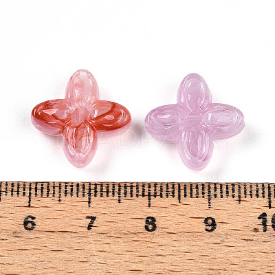 Transparent Acrylic Beads TACR-T028-35E-1