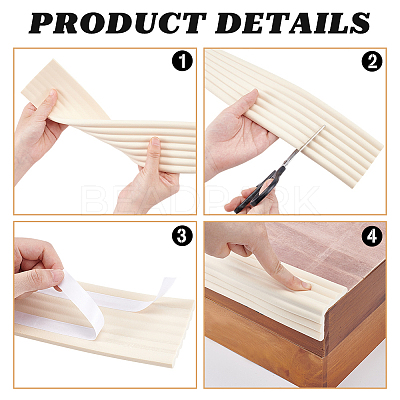 Foam Thermal Insulation Cotton Anticollision Strip DIY-WH0591-154C-1