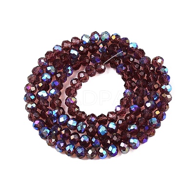 Electroplate Glass Beads Strands LS-EGLA-A044-T3mm-L13-1