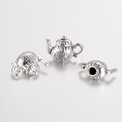 Tibetan Style Alloy Charms TIBEP-0802-S-LF-1
