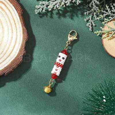 Glass Pendant Decorations HJEW-MZ00359-03-1