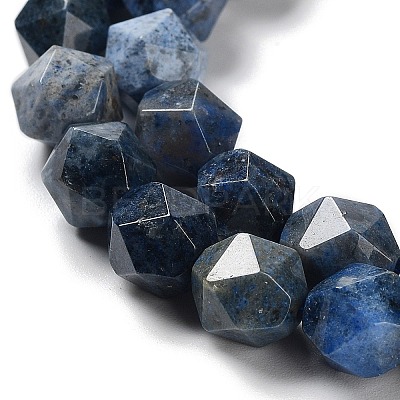Natural Dumortierite Quartz Beads Strands G-G030-A04-01-1