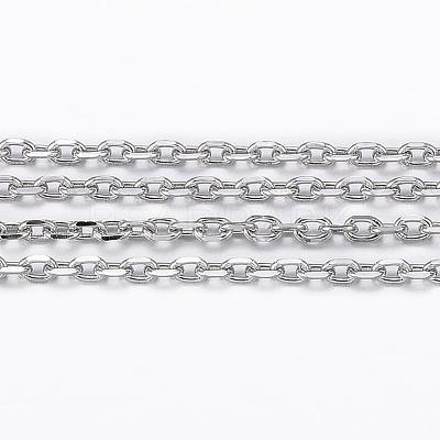 Tarnish Resistant 304 Stainless Steel Cable Chains CHS-H009-02P-1