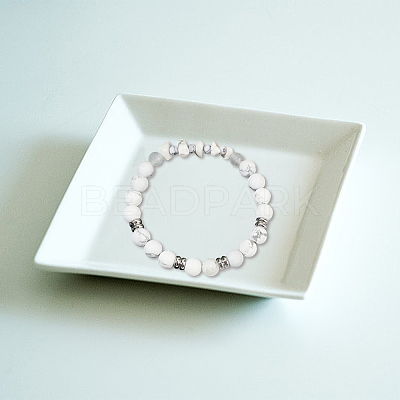 3 Strands Natural Howlite Beads Strands G-GO0001-07-1