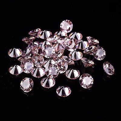Diamond Shape Glass Rhinestone Cabochons RGLA-J007-8mm-03-1