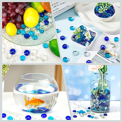 90Pcs 3 Colors Glass Cabochons GLAA-SC0002-07-1