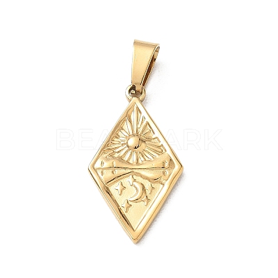 304 Stainless Steel Pendants SA-CBA34D4-07G-1