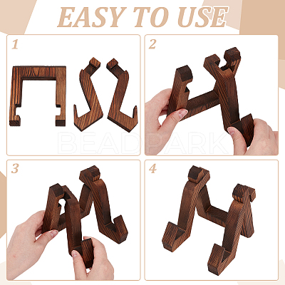 Wooden Cookbook Holder ODIS-WH0025-288A-1