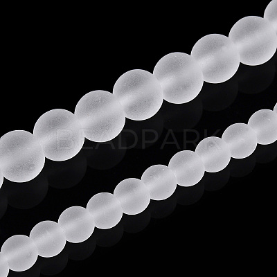Transparent Glass Beads Strands GLAA-T032-T6mm-MD13-1