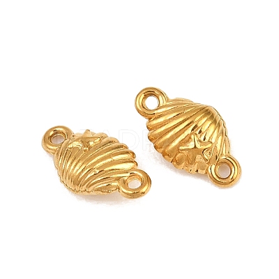 Ocean Theme 304 Stainless Steel Connector Charms SA-CBA2B73-12G-C-1