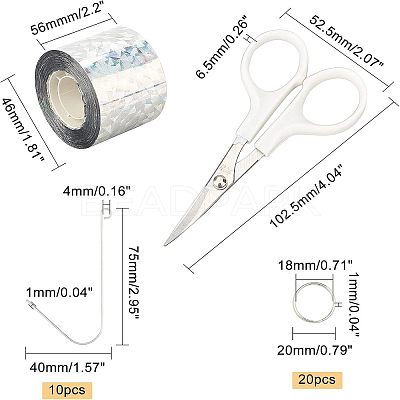 Self-Adhesive Bird Repellent Scare Tape TOOL-FH0001-12-1