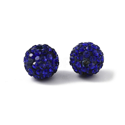 Pave Disco Ball Beads X-RB-A130-10mm-10-1