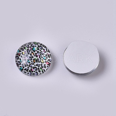 Glass Cabochons LS-GLAA-WH0015-09C-1