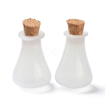 Glass Cork Bottles AJEW-O032-01B-1