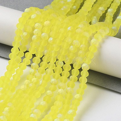 Transparent Glass Beads Strands LS-EGLA-A044-T3mm-MB29-1