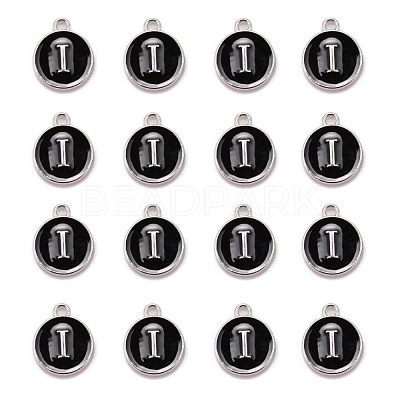 Platinum Plated Alloy Charms X-ENAM-S118-02I-P-1