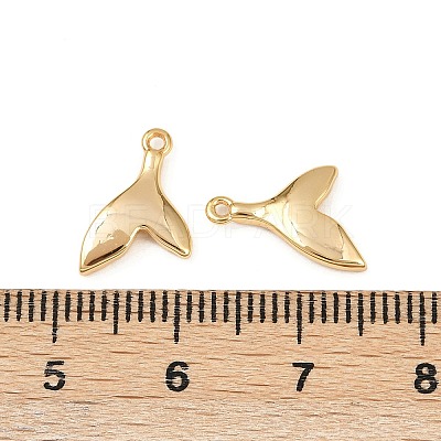 Ocean Theme Brass Charms KK-F902-07M-G-1