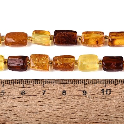 Natural Amber Beads Strands G-N371-23A-01-1