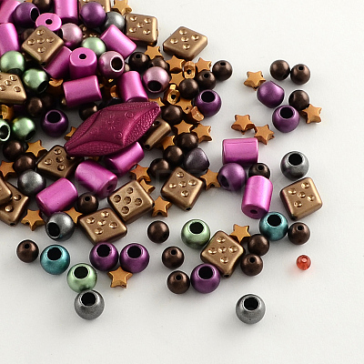 Mixed Acrylic Beads MACR-R546-30-1