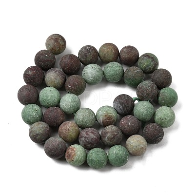 Natural Green Opal Beads Strands G-H045-A03-10MM-01-1