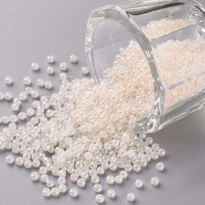 12/0 Grade A Round Glass Seed Beads X-SEED-N001-B-332-1