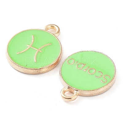 Alloy Enamel Pendants ENAM-S124-01B-06-1