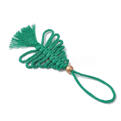 3Pcs Cotton Christmas Trees Pendant Decoration HJEW-JM03830-1