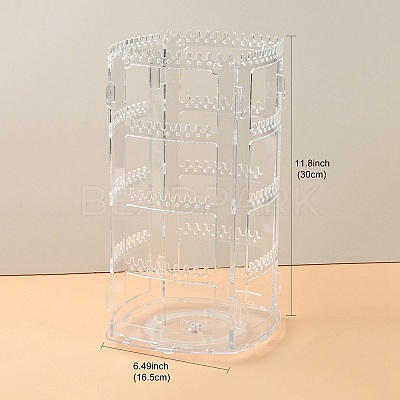 Rotating Acrylic Earring Display Stands EDIS-N010-03-1