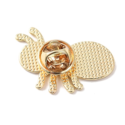 Ant Enamel Pins LS-JEWB-L022-03B-G-1