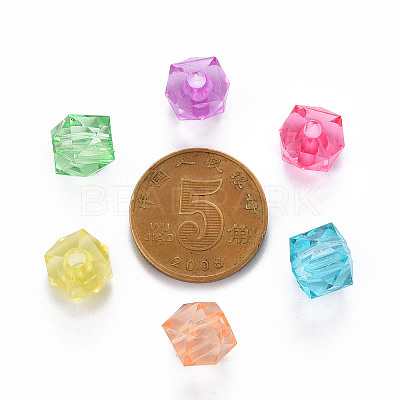 Transparent Acrylic Beads TACR-Q259-10mm-V-01-1
