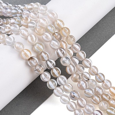 Tibetan Style dZi Beads Strands G-C133-A04-02-1