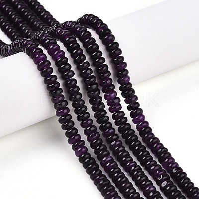 Dyed Natural White Jade Beads Strands G-T139-57A-02-1