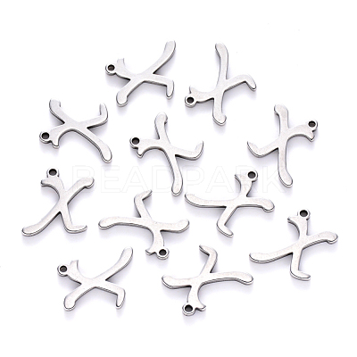Tarnish Resistant 201 Stainless Steel Charms STAS-R105-X-1