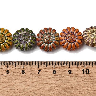 Painted Glass Beads Strands GLAA-Z021-13A-1