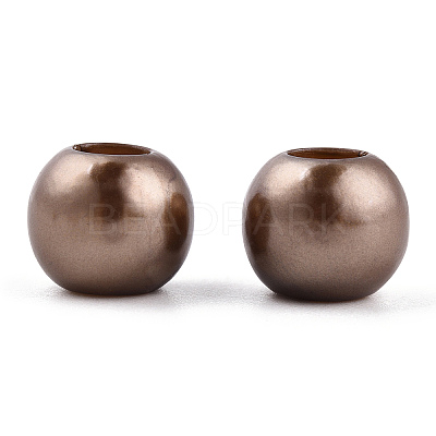 ABS Plastic Imitation Pearl European Beads X-MACR-R530-12mm-A46-1