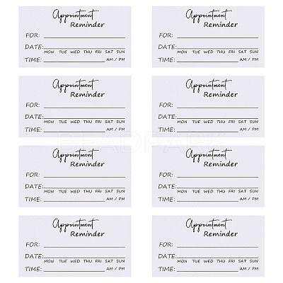 50Pcs Paper Appointment Reminder Cards AJEW-TADJ0001-22-1