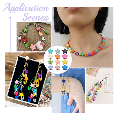 48Pcs 12 Colors Alloy Beads FIND-PH0020-03-1