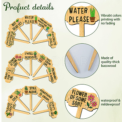 Wood Plant Labels WOOD-WH0500-005-1
