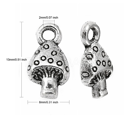 Tibetan Style Alloy Pendants TIBEP-A828-AS-1