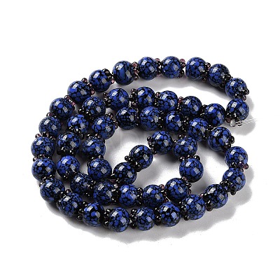 Handmade Lampwork Beads Strands LAMP-Q036-06A-1