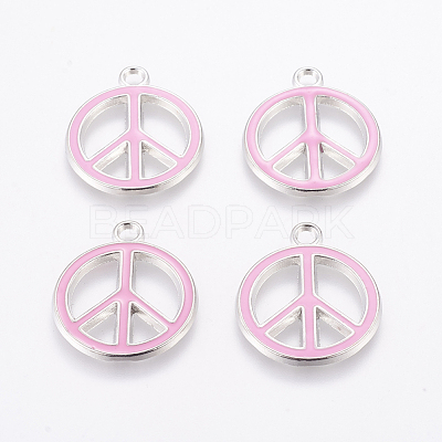 Alloy Enamel Pendants ENAM-P066-3-1
