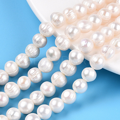 Natural Cultured Freshwater Pearl Beads Strands PEAR-N013-17N-01-1